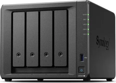 Synology Disk Station DS923  - NAS-server - 4 bays - SATA 6Gb/s / eSATA - RAID 0, 1, JBOD, 5, 6, 10 - RAM 4 GB - Gigabit Ethernet - iSCSI support
