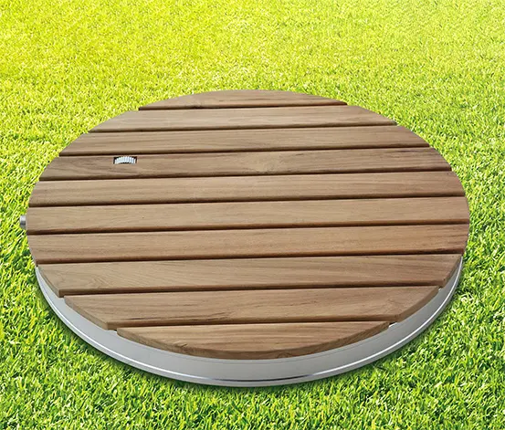 Breuer®-Outdoor-Bodendusche »Fontana«, rund