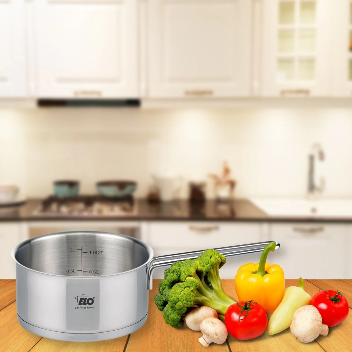 Casserole en inox 16 cm capacité 1,3 litres Citrin Elo