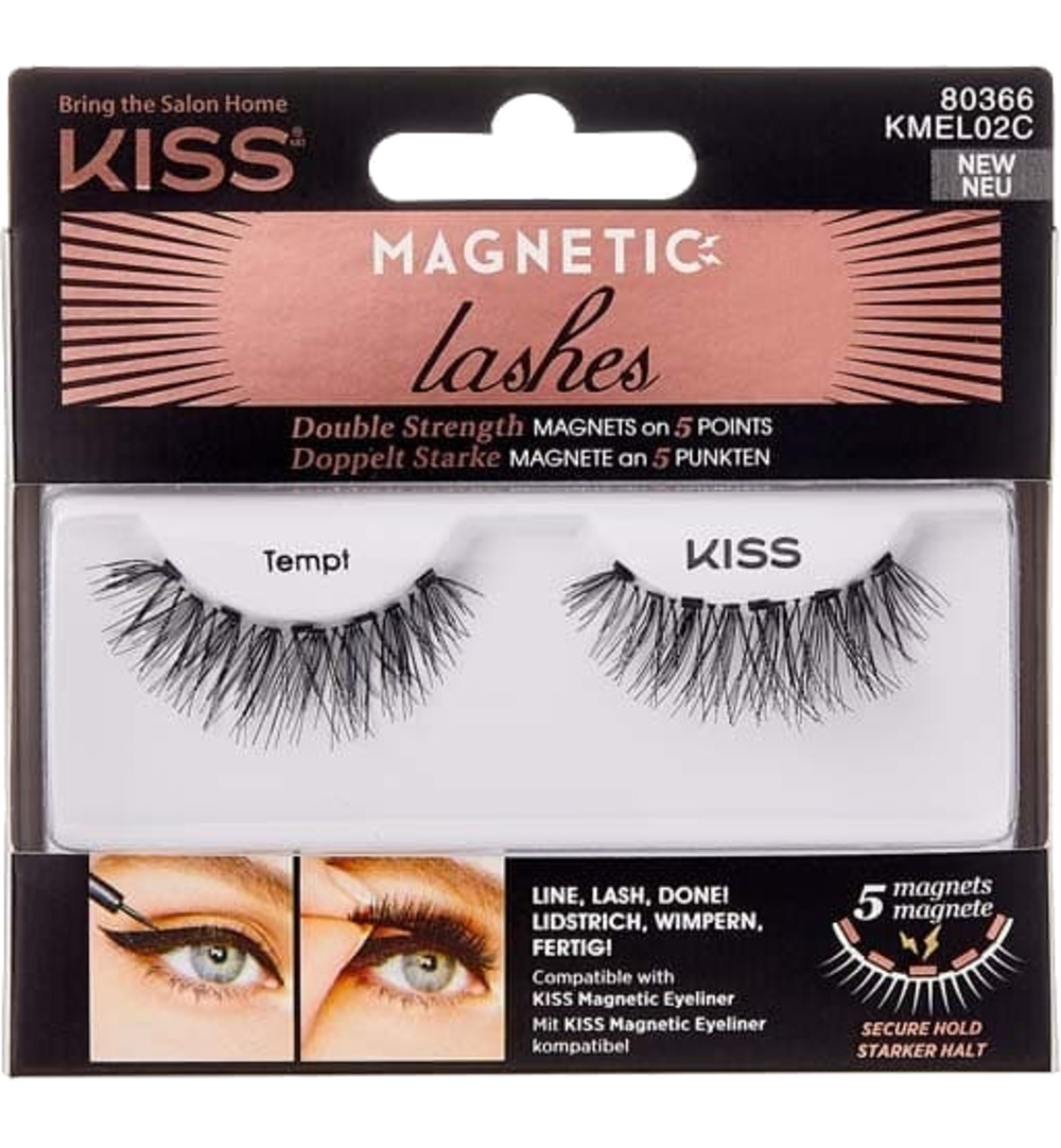 Kiss Magnetic lashes tempt (1 set)