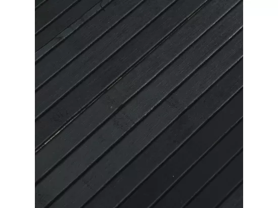 Cloison de séparation noir 165x400 cm bambou