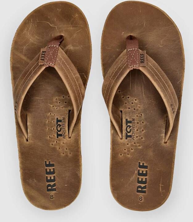 Reef Heren Darftsmen Slippers Bronze Brown 31cm