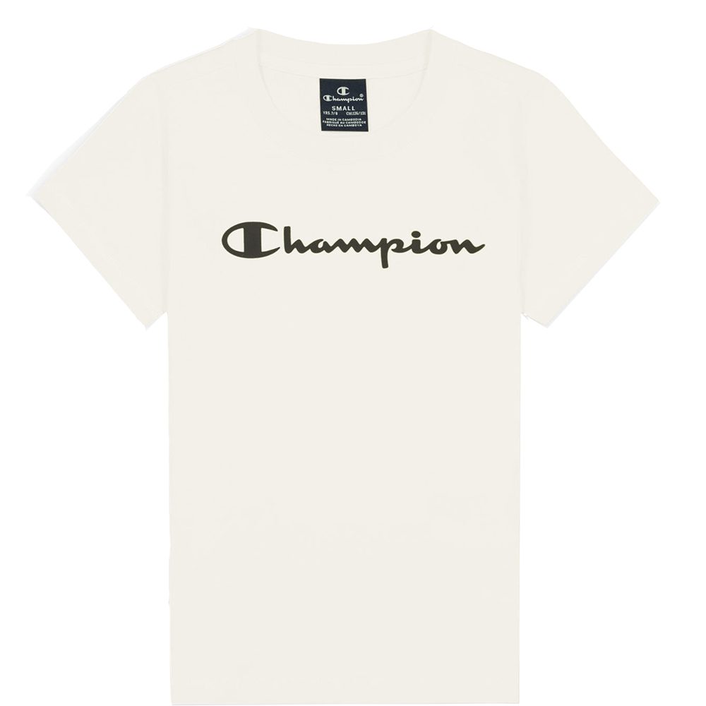 Champion Crewneck T-Shirt Kinder weiß