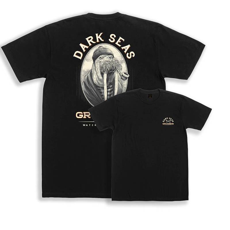 Tee Shirt Manches Courtes Homme Grundéns Dark Seas X Seaworthy Ss - Noir