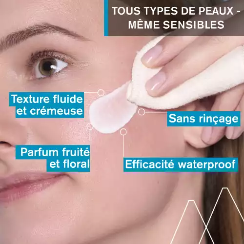 Lait Démaquillant Visage & Yeux Peaux Normales à Sèches - 250ml