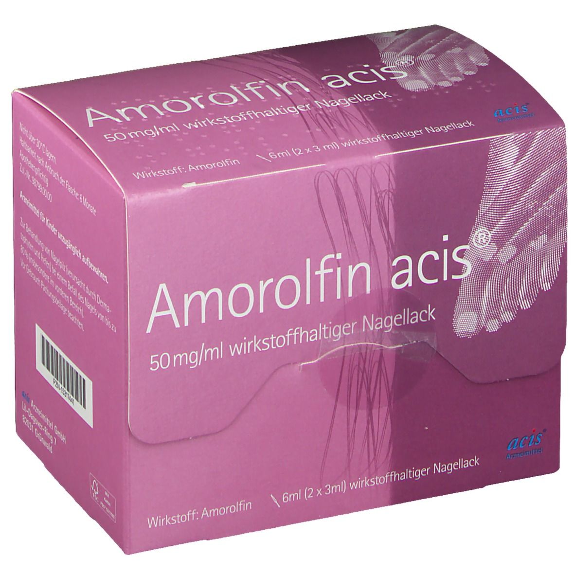 Amorolfin acis® 50 mg/ml wirkstoffhaltiger Nagellack
