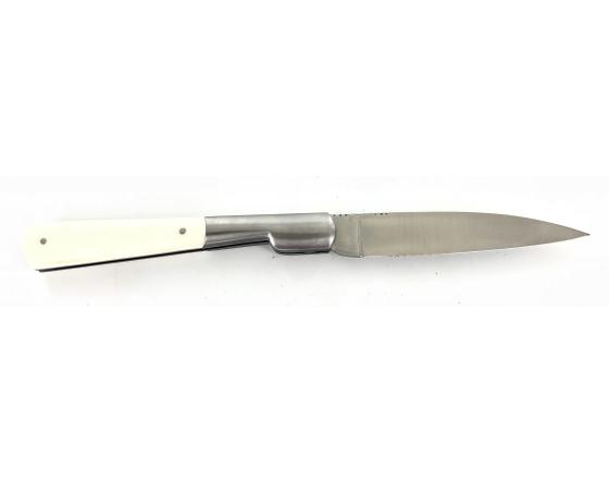 Vendetta 12 cm - Os - Guilloché - 3 croix gravées Couteau de Poche PassionFrance
