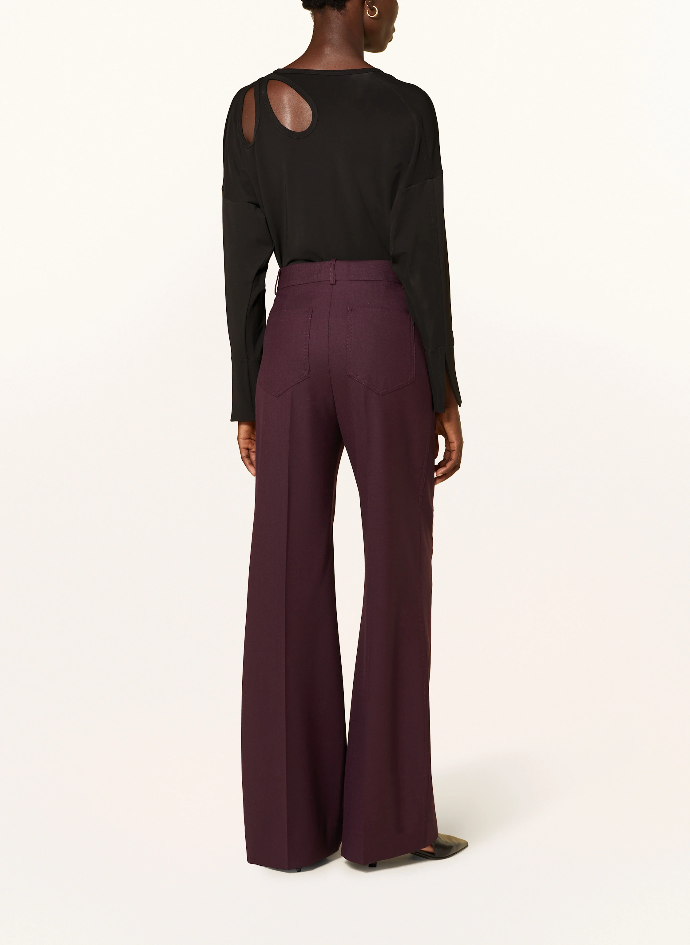 VICTORIA BECKHAM Longsleeve mit Cut-outs