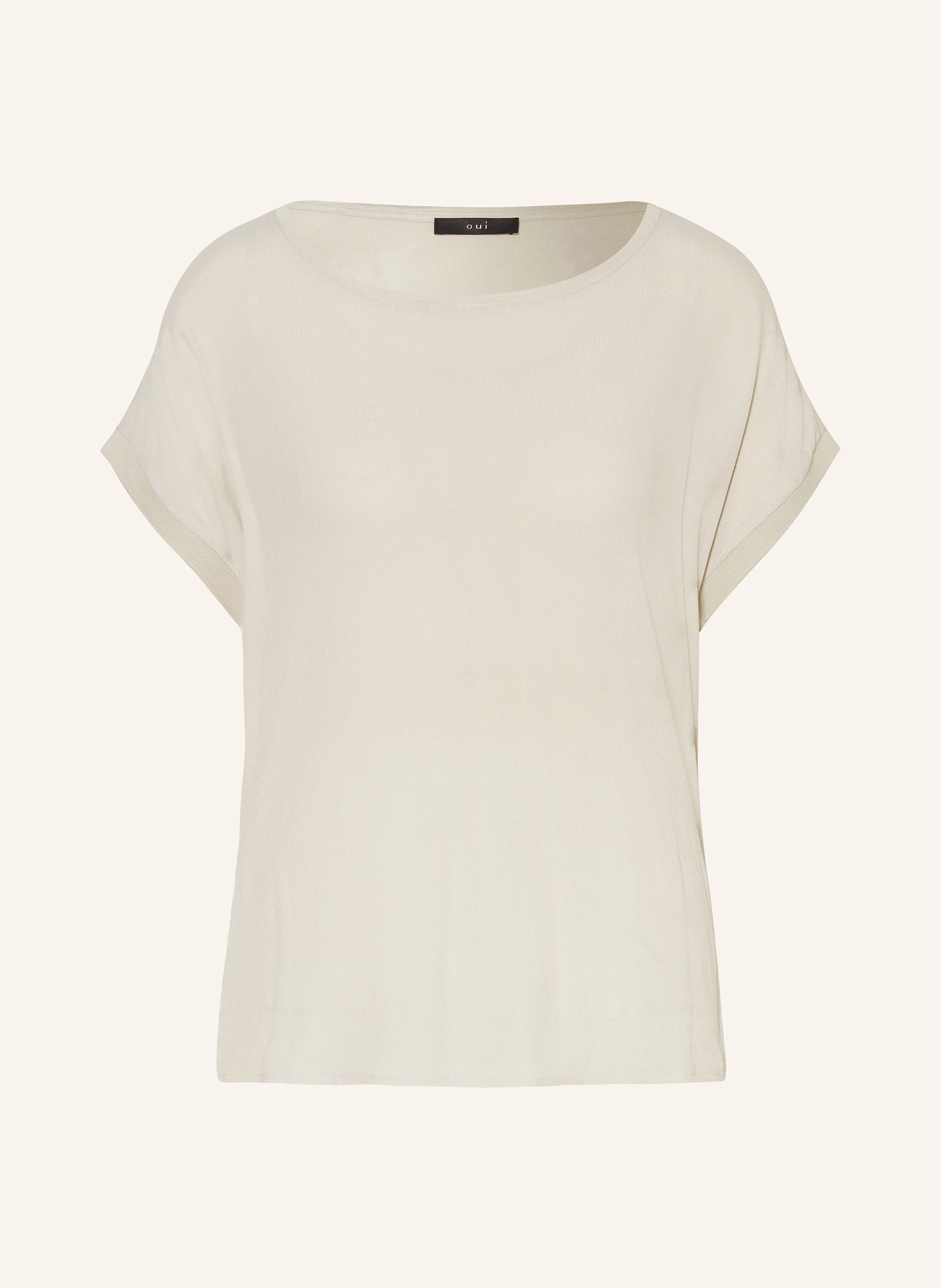 oui Blusenshirt im Materialmix