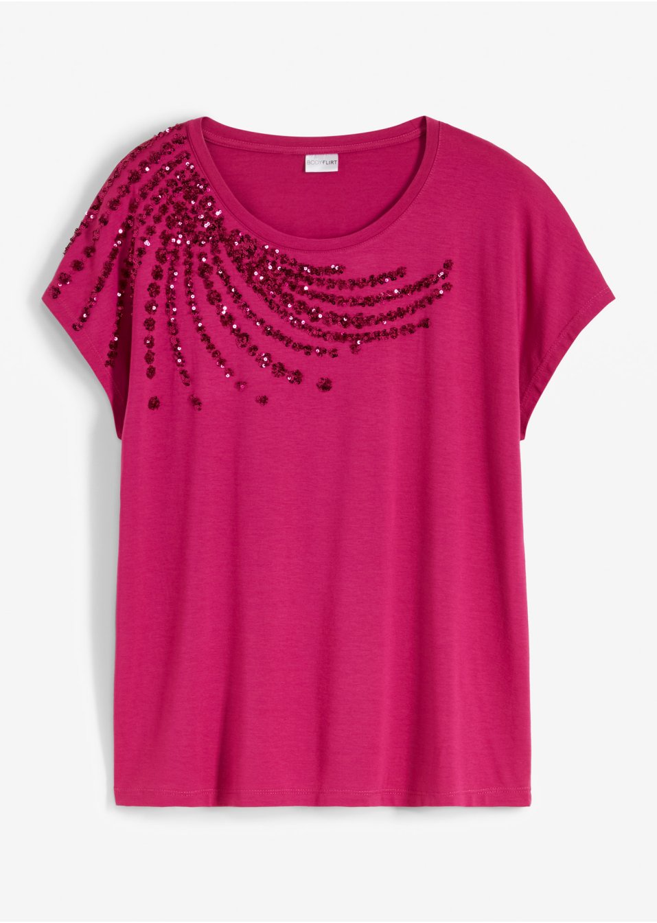 T-shirt avec application de sequins