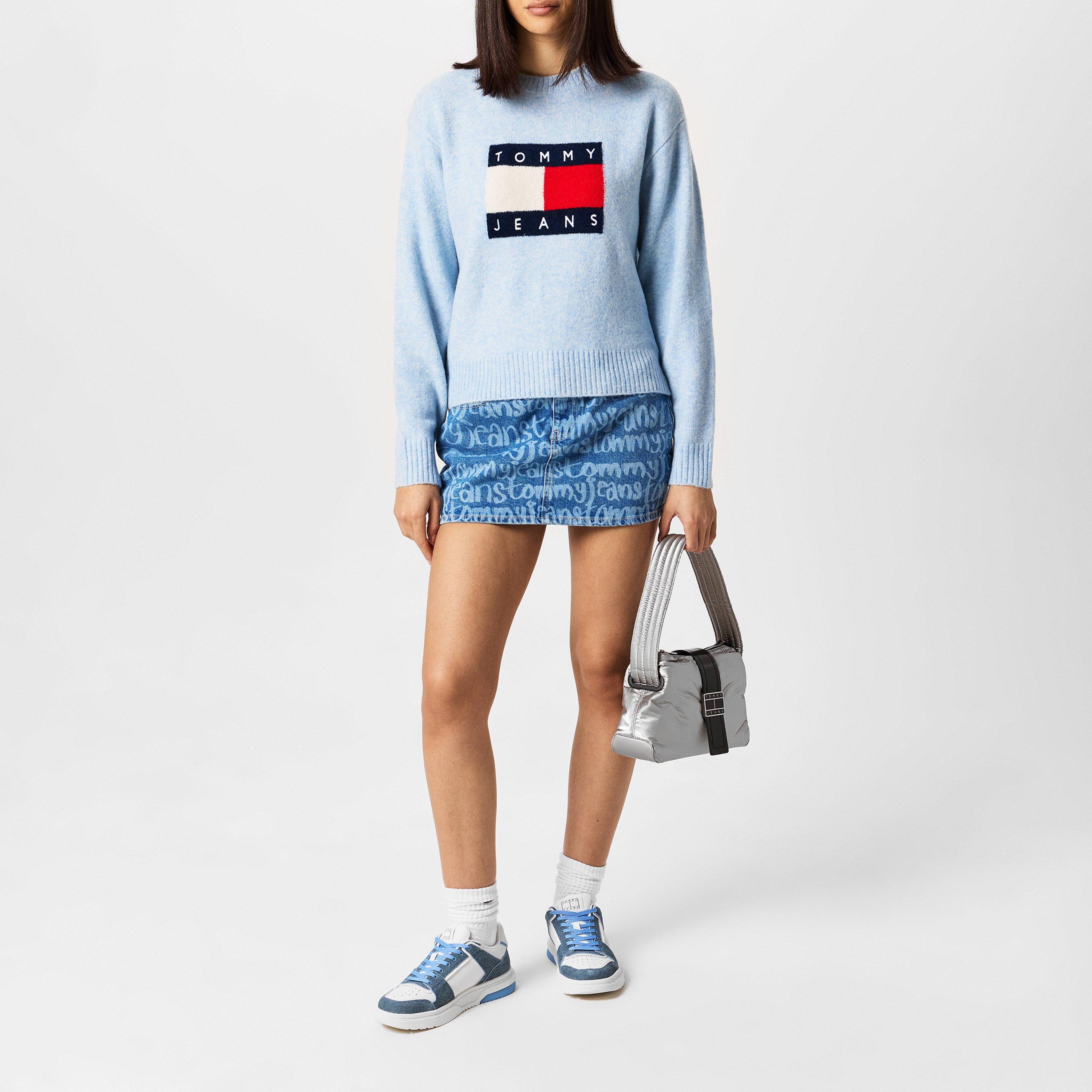 Tommy Jeans Melange Flag Pull Over Sweater