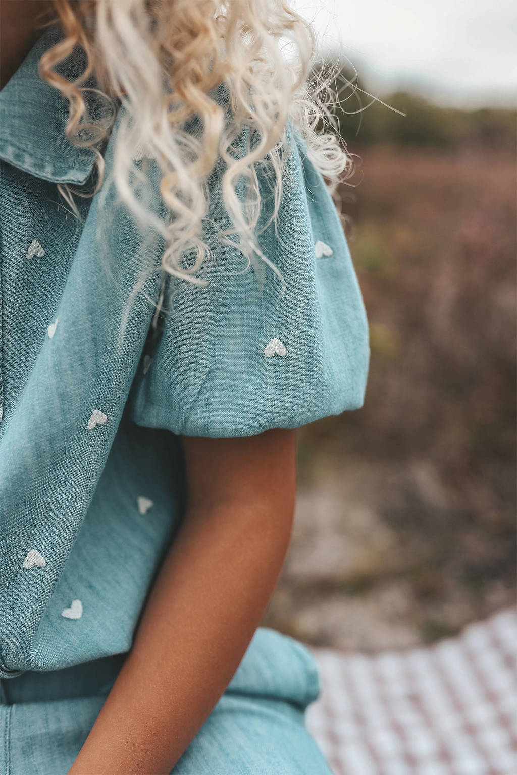 Your Wishes blouse blauw