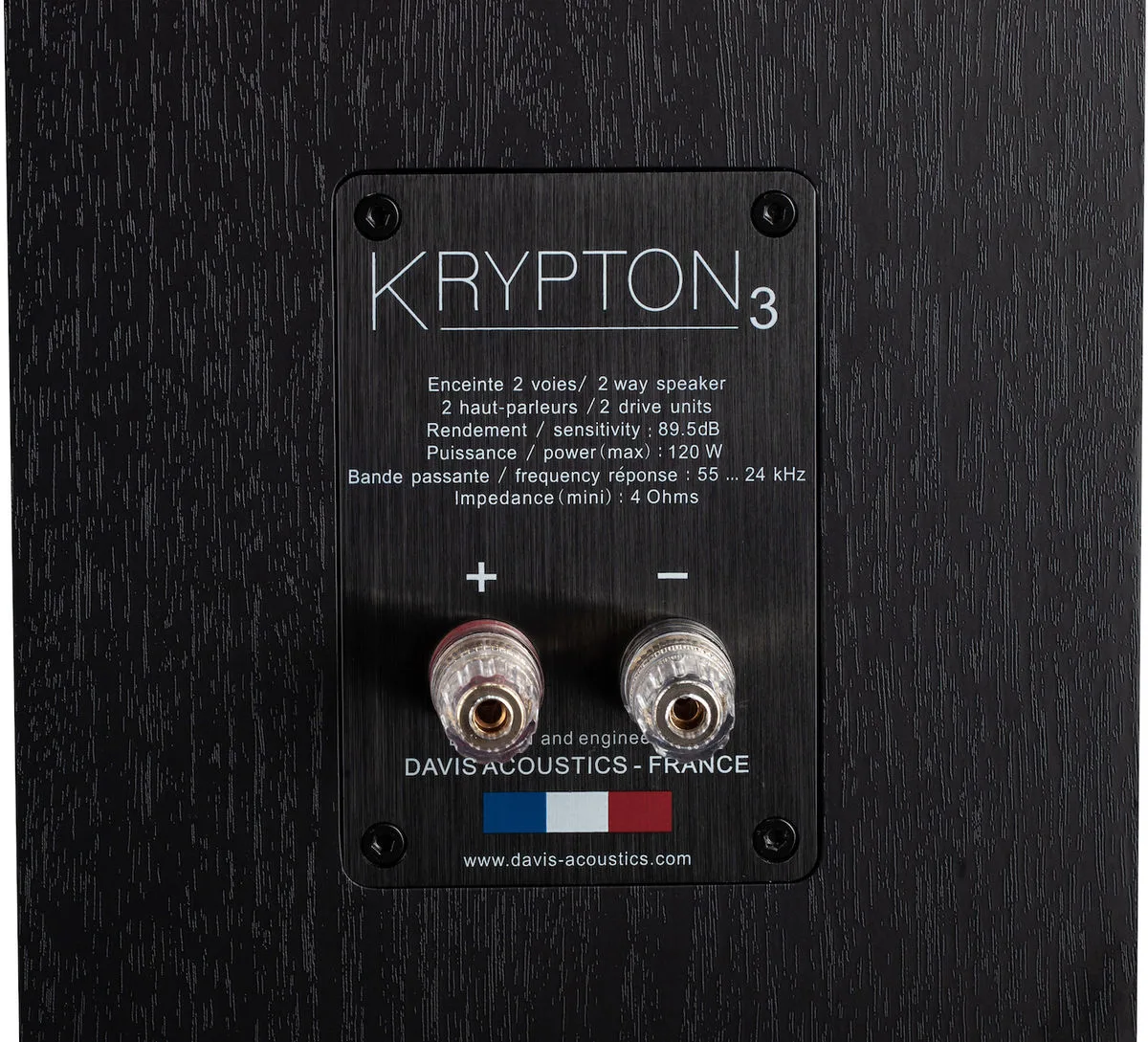 Davis Acoustics Krypton 3 Noir (la paire) Enceintes bibliothèque