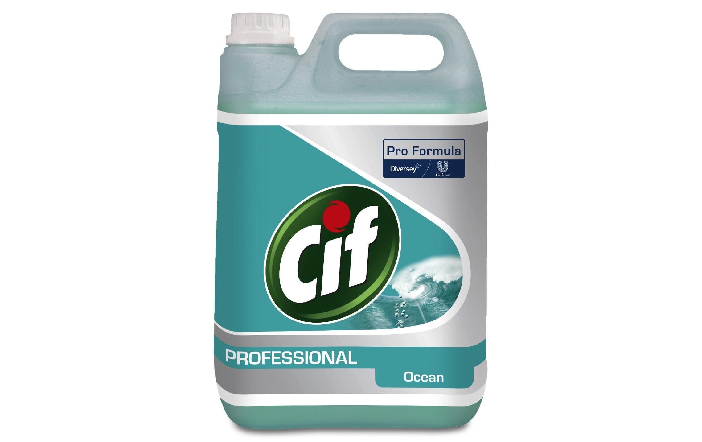 Allzweckreiniger Cif Professional Oxy Gel Ocean 5 lFlüssigreiniger für Böden, Wände, Fliesen, Laminat, Kunststoff und andere wasserfeste harte Oberflächen