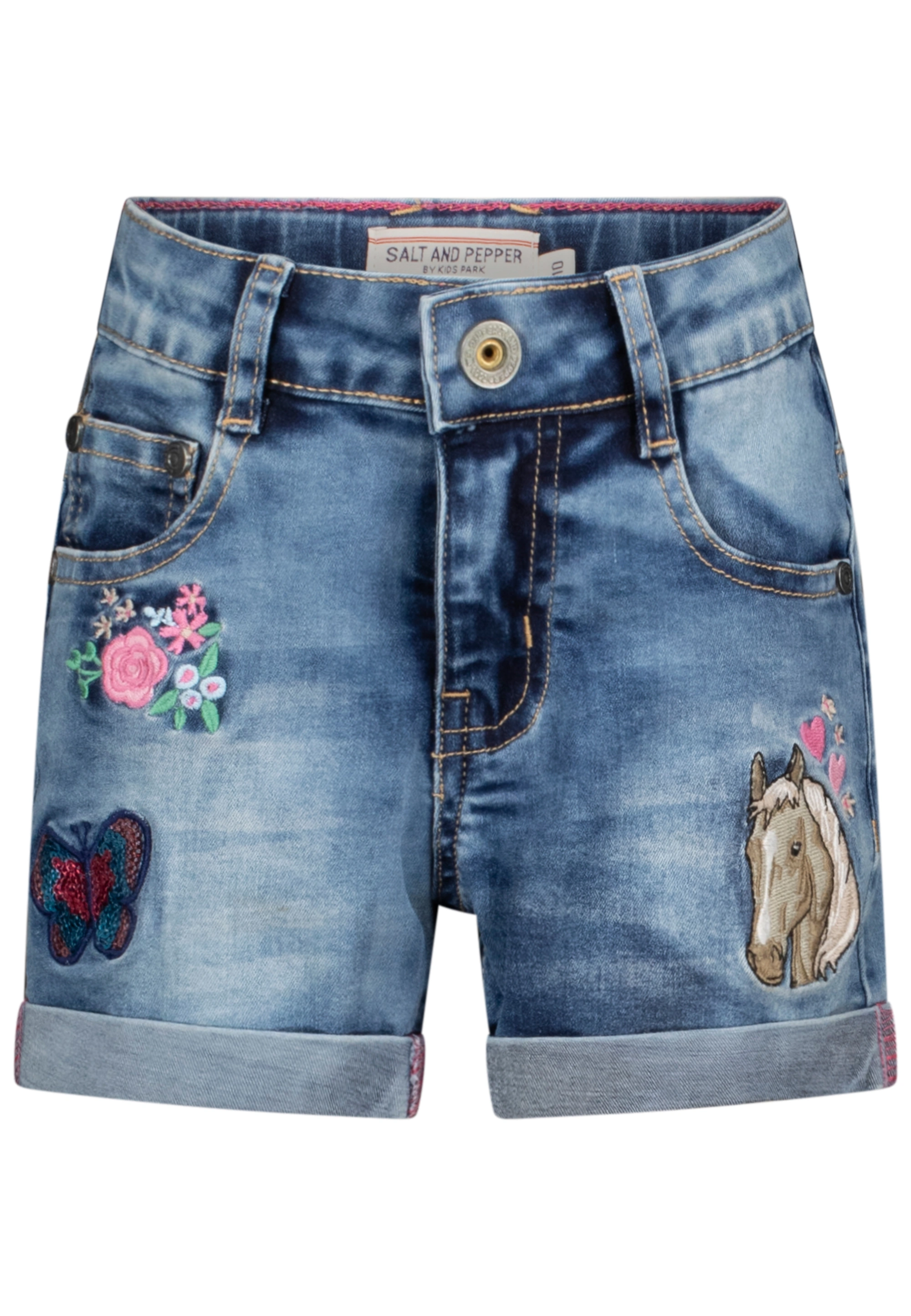 Jeans-Shorts HORSE in mid blue
