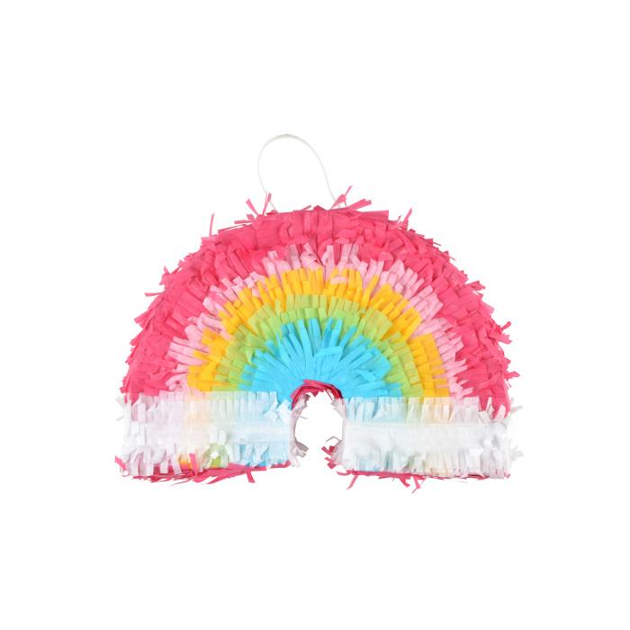 MINI PINATA ARC EN CIEL H.18CM RAINBOW