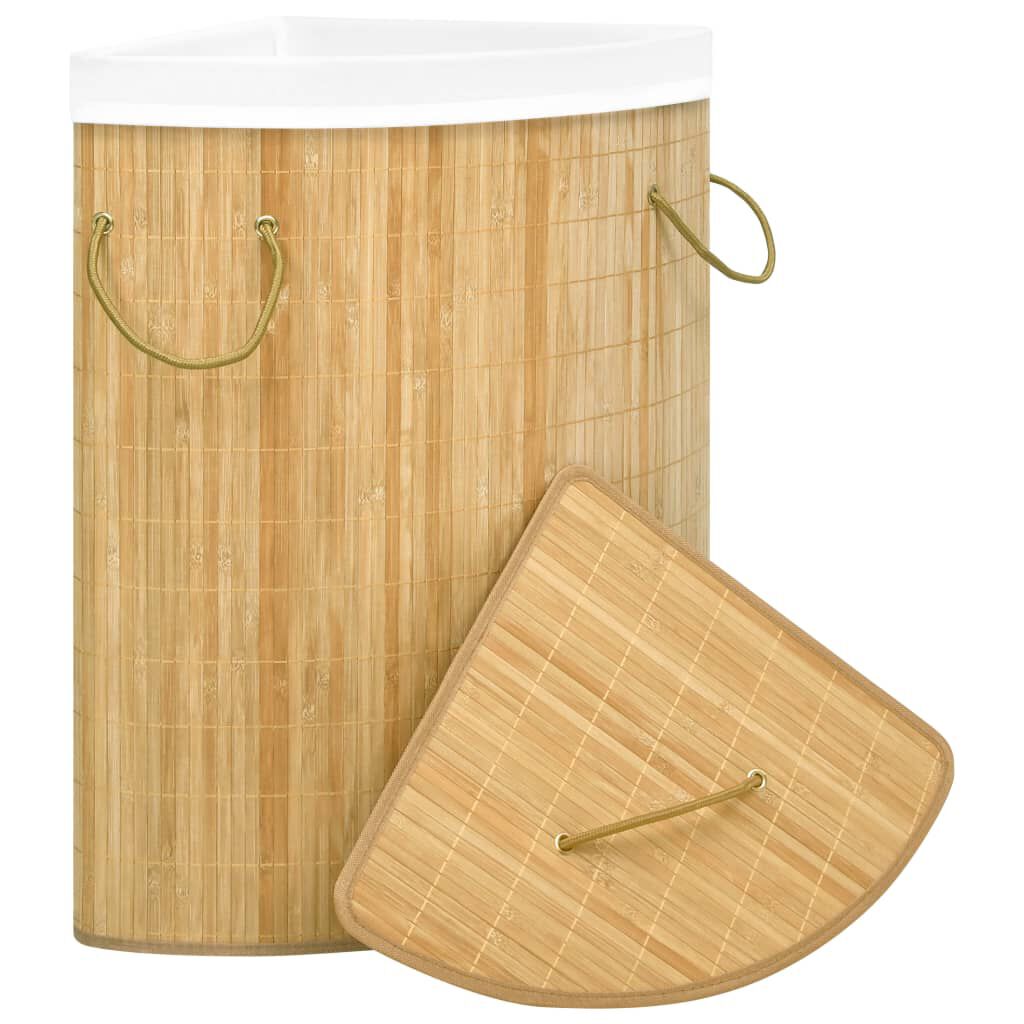 vidaXL Bamboe hoekwasmand 60 L