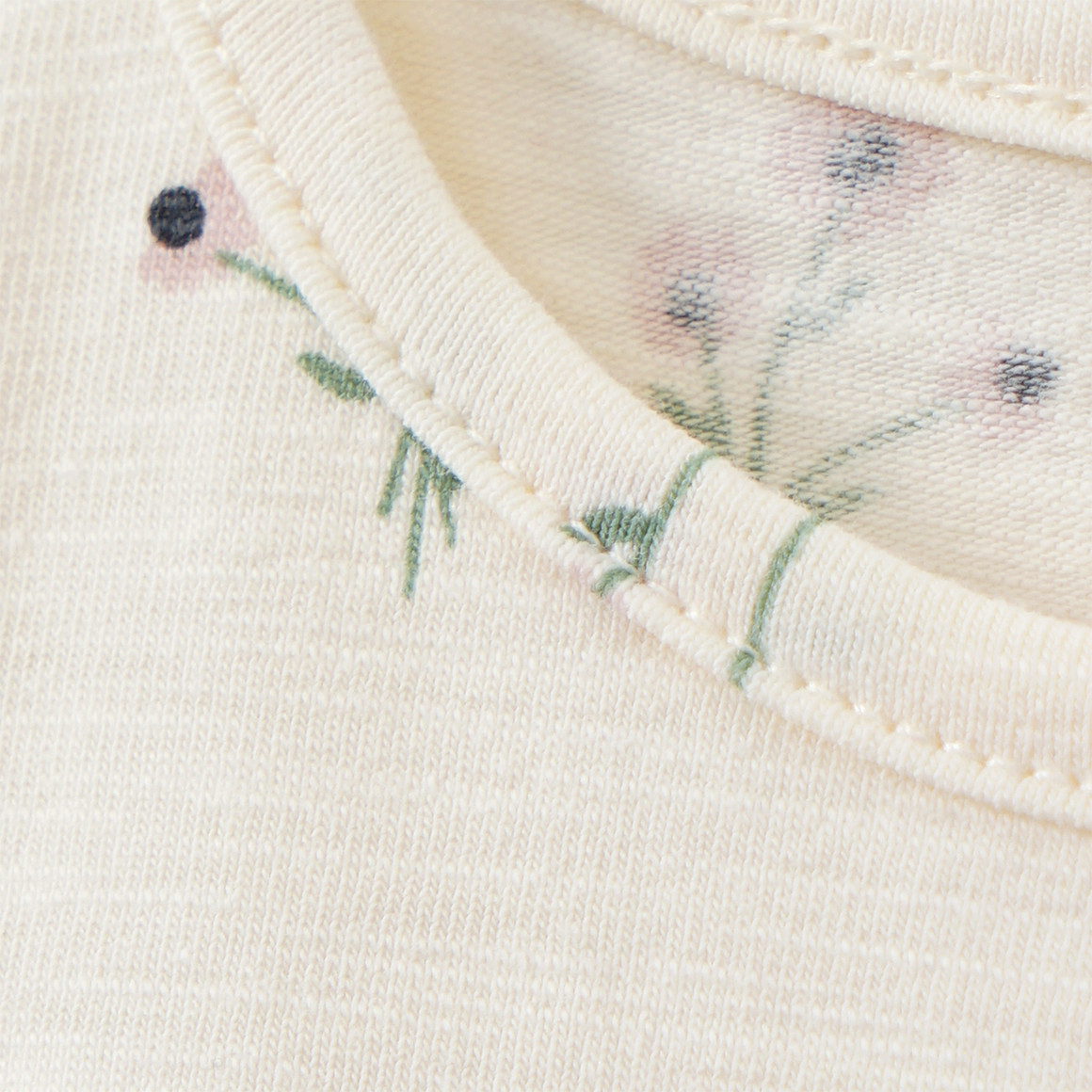 Topomini Pure Collection Newborn Overall und T-Shirt im Set dunkelrosa / creme