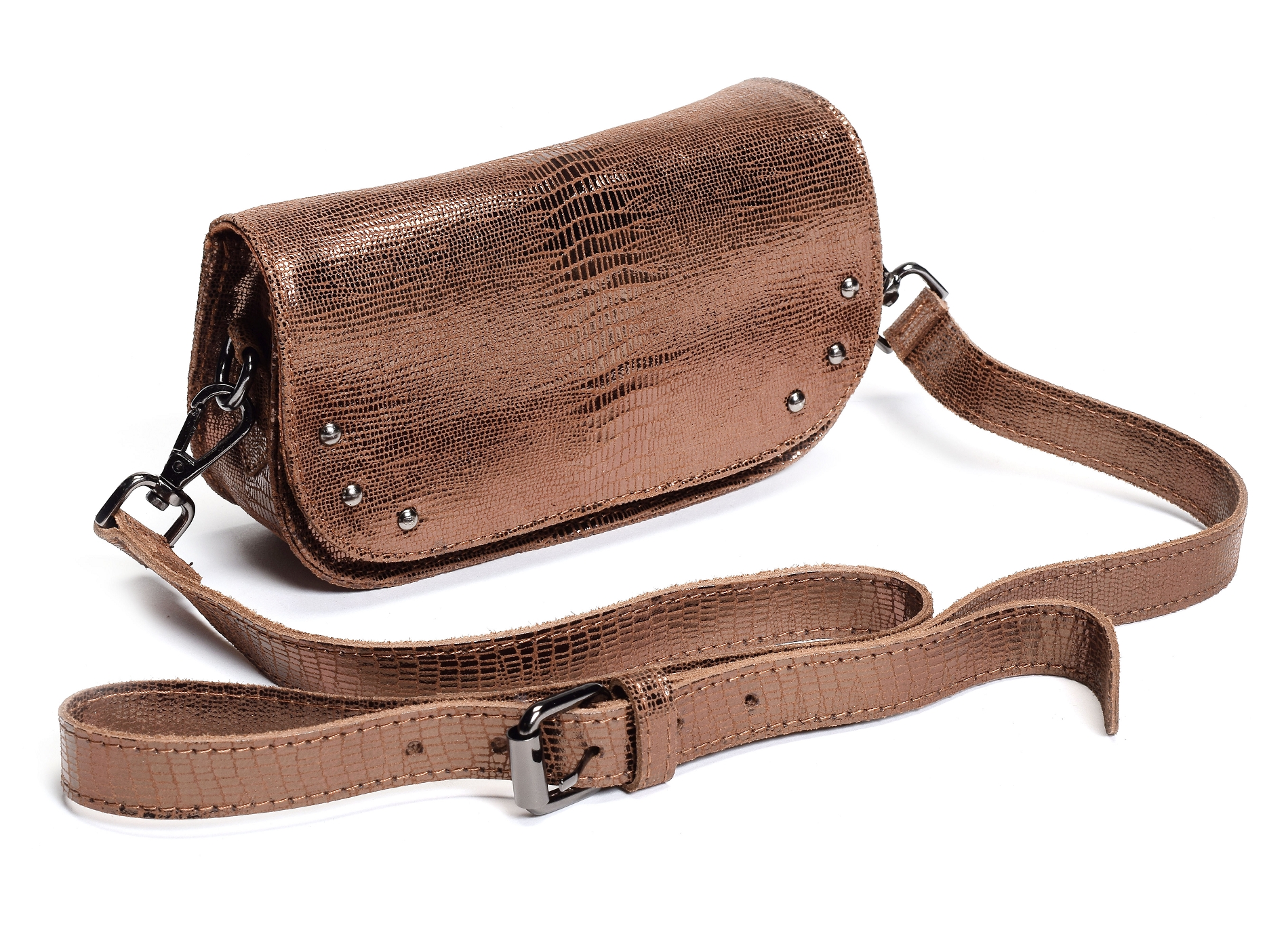 Pochette bandouliere alice he899 bronze