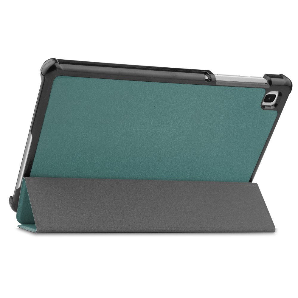 Samsung Galaxy Tab A7 Lite Leder Tasche Smart Cover Hülle - Grün
