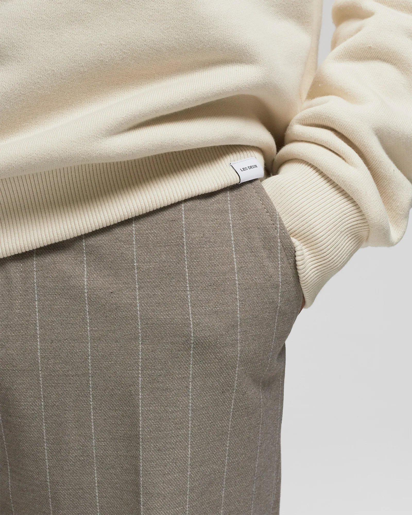 Les Deux Como Reg Twill Pinstripe Suit pants