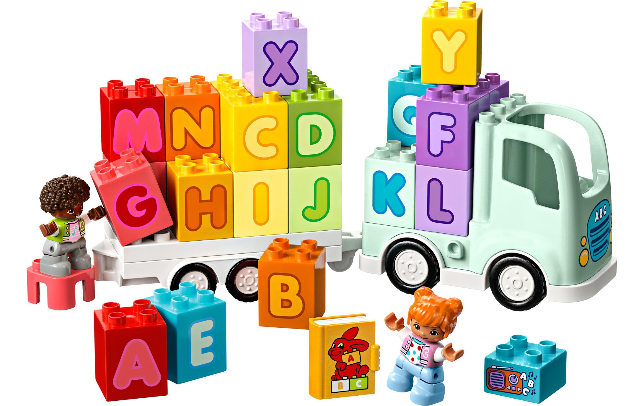 DUPLO® ABC-Lastwagen 10421Kreatives Motorikspielzeug zum Bauen und Umbauen