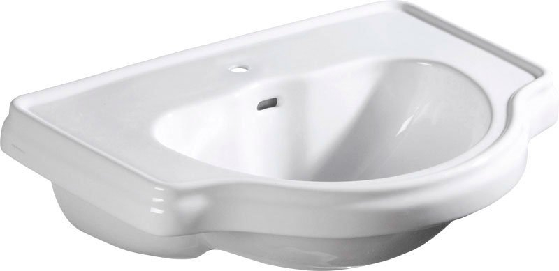 Kerasan Retro inbouw wastafel 62x46cm