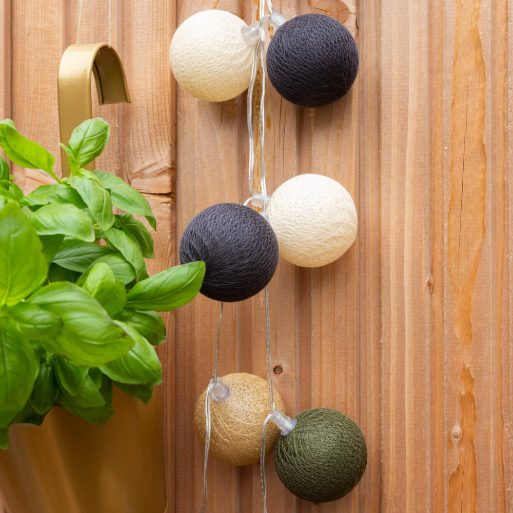 Cotton Ball Lights Outdoor starter kit lichtslinger - Cazar