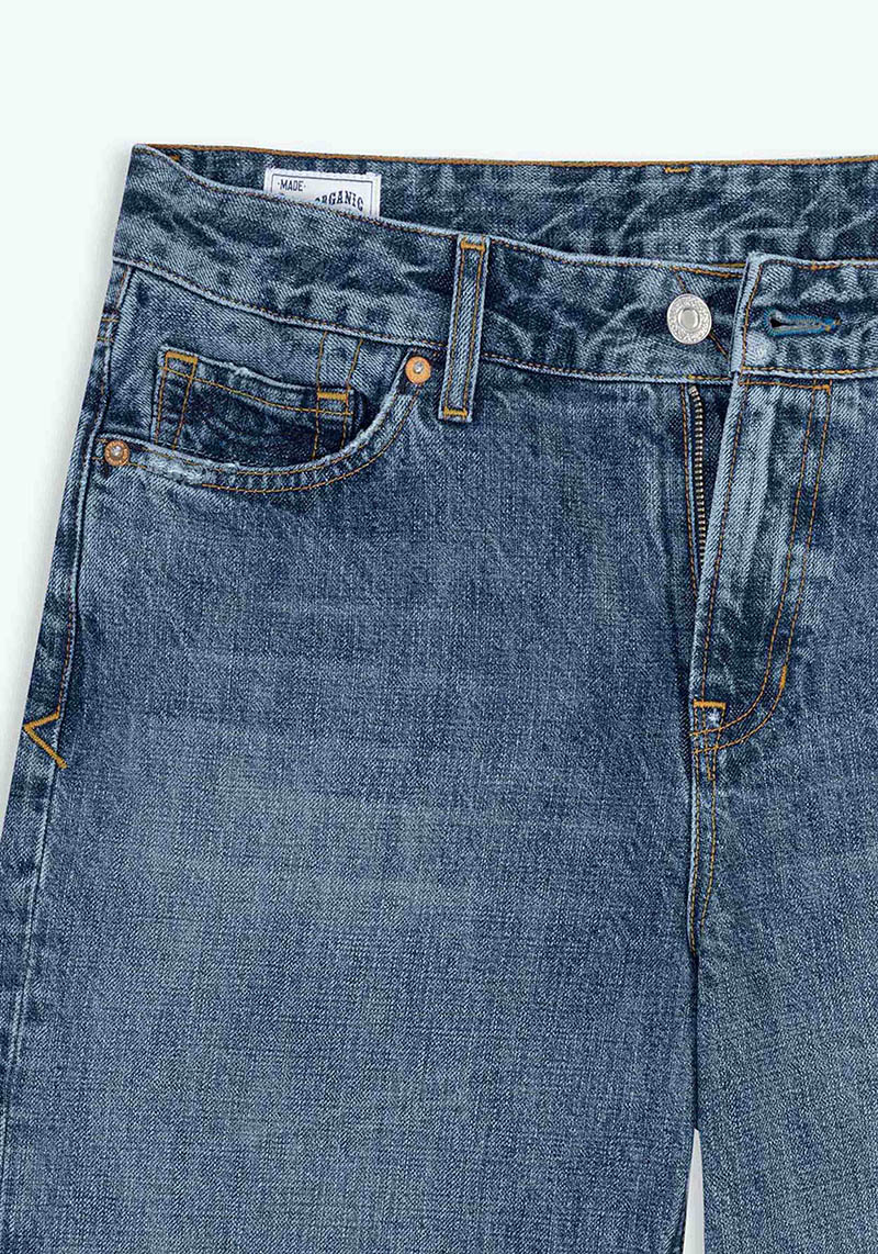Kings Of Indigo Jeans Joan Ceky Blue Worn