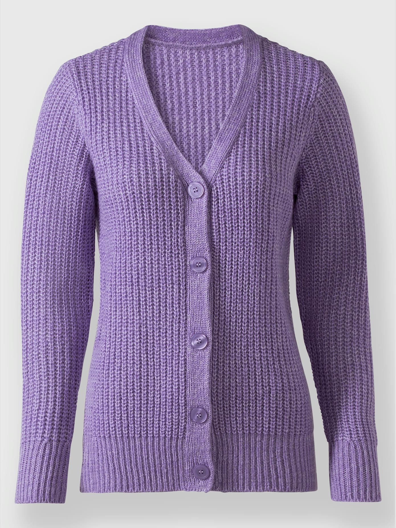 Veste en tricot tricot côtelé épais