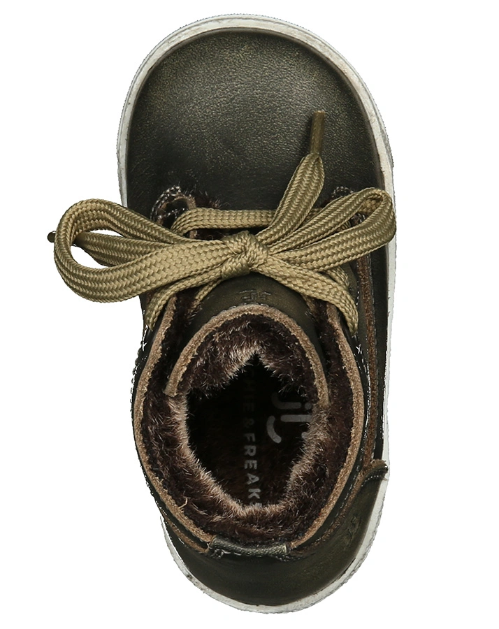 Lauflernschuhe ELIAS gefüttert in vintage dark olive