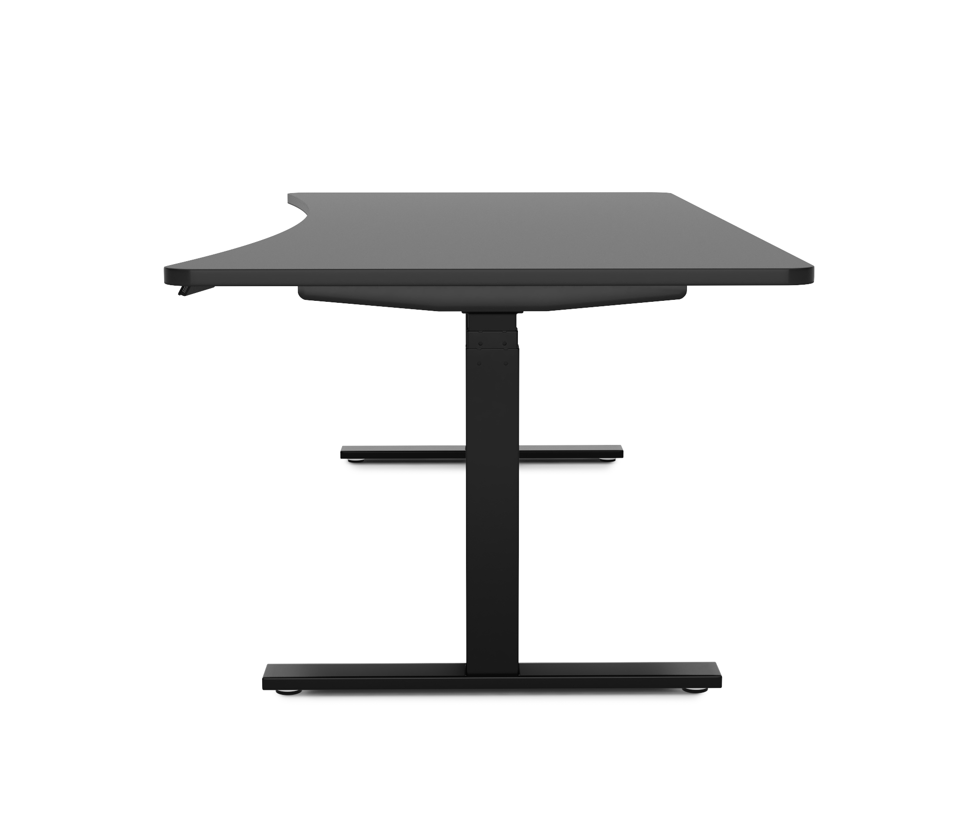 Stehpult elektrisch PREMIUM schwarz 200 x 92 cm