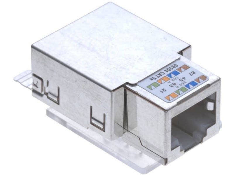 Feller EDIZIOliv AP-Netzwerkdose 2 x RJ45 AP-Montageset R M freenet mit Anschlussmodul R&M freenet Cat. 5e, 1x RJ45 geschirmt
