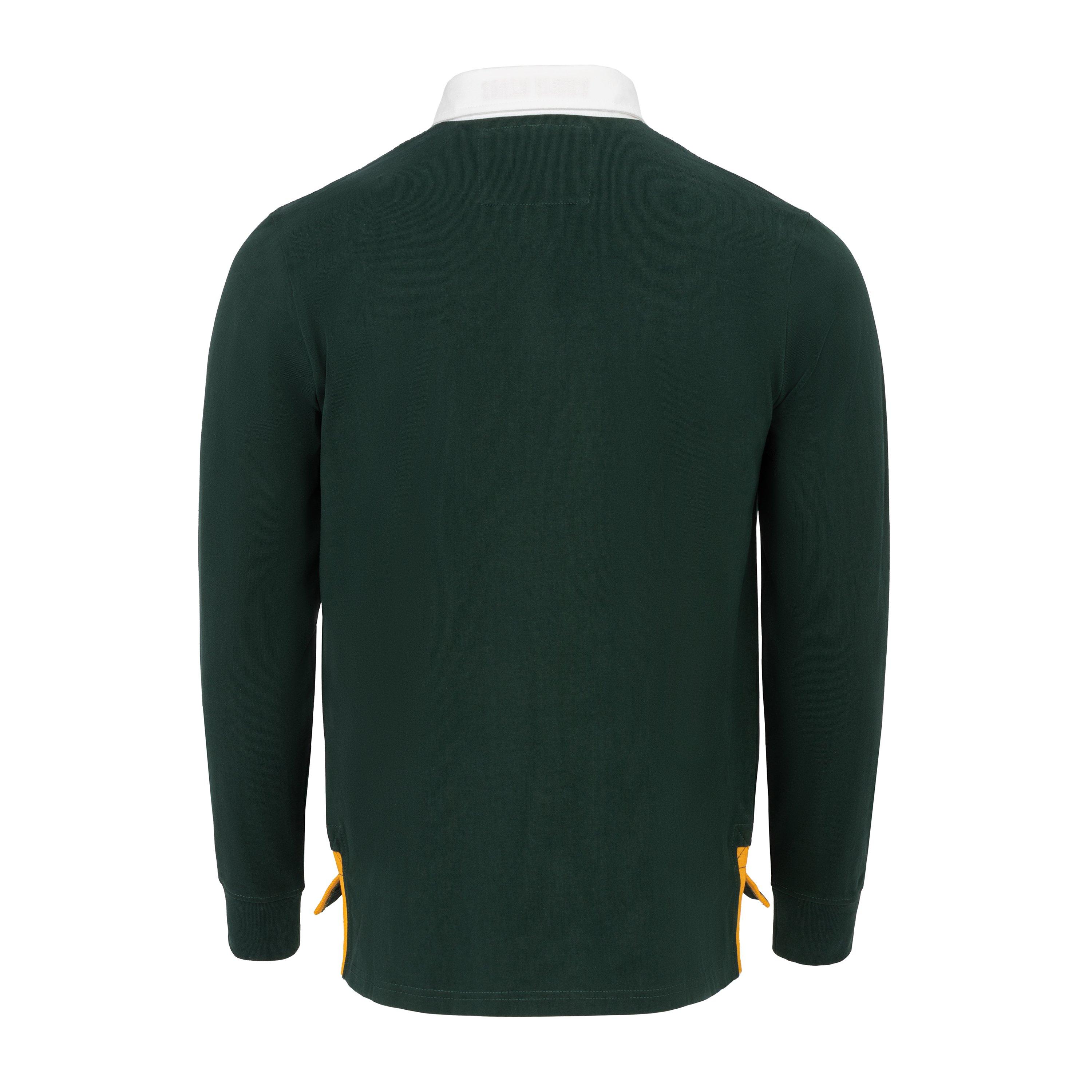 KooGa Vintage Long Sleeve Rugby Shirt Mens