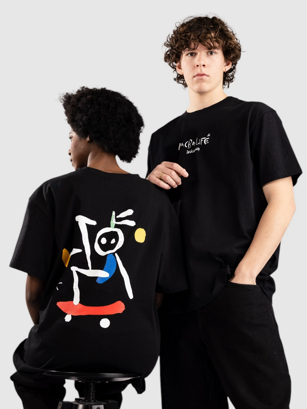 Macba Life Skateboy T-Shirt black