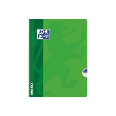 Oxford Openflex - Cahier polypro 24 x 32 cm - 96 pages - grands carreaux (seyès) - disponible dans différentes couleurs