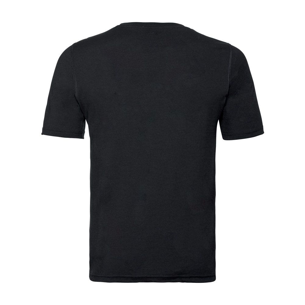 Odlo NATURAL 100 % MERINO WARM SUM - Sous-couche Homme black/black