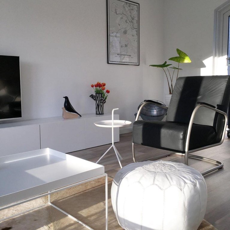 Hay Tray salontafel coffee 60x60 zwart