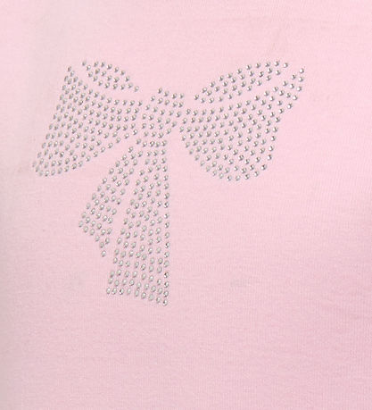 Kids Only T-Shirt - KogKira - Rosalöffler/Bow m. Glitzerstein