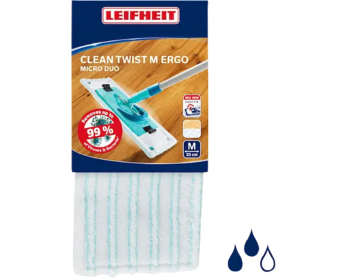 Clean Twist M Ergo micro duo Leifheit dweilhoes