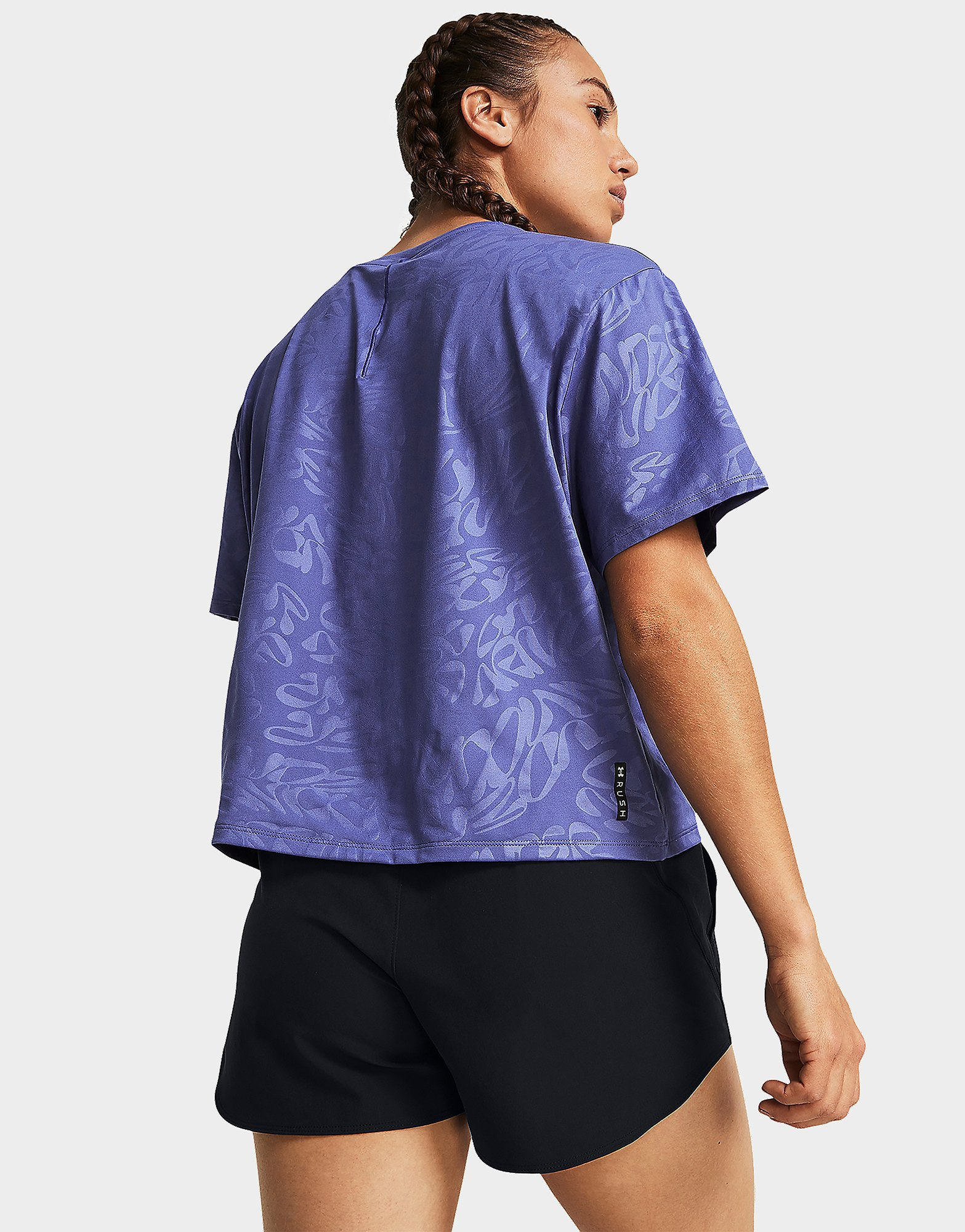 Under Armour Short-Sleeves Vanish Energy Emboss Crop SS