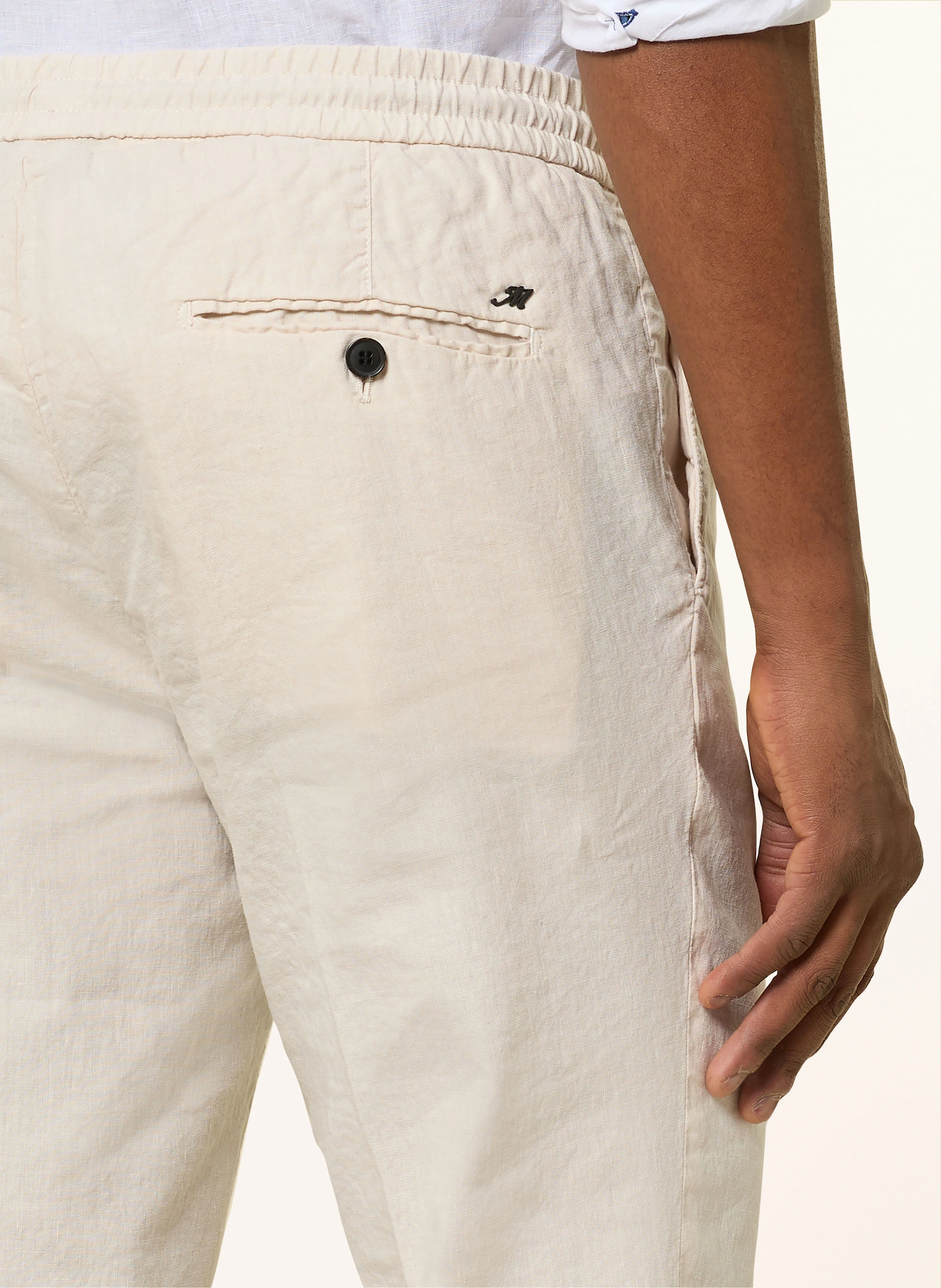 MASON'S Hose im Jogging Stil Extra Slim Fit mit Leinen