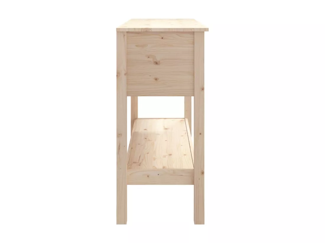 Table console 100x35x75 cm Bois massif de pin