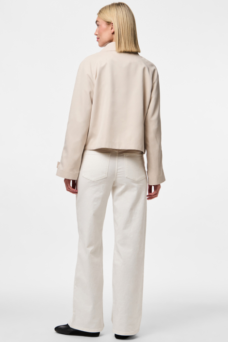Pieces beige dames jas