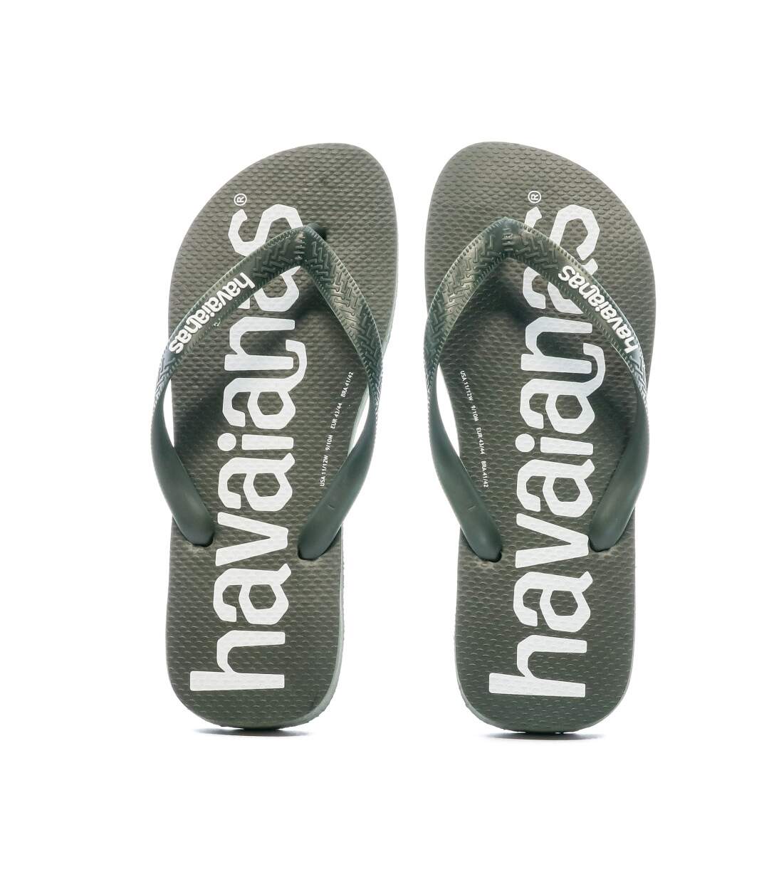 Tongs Kaki Mixte Havaianas Logo Mania