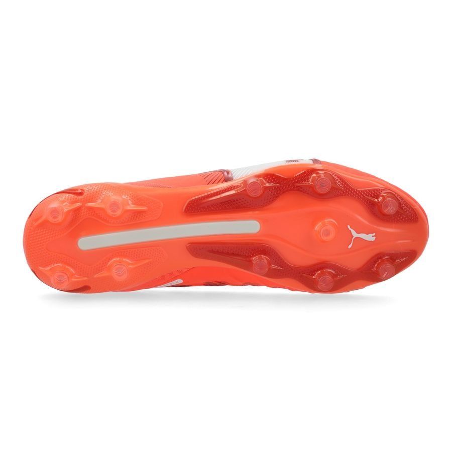 PUMA King Ultimate FG/AG Unlimited - Glowing Red/Blanc/Red Fire