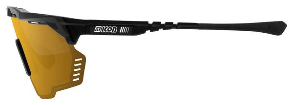 Lunettes Scicon Aeroshade Kunken Noir Brillant / Bronze Miroir