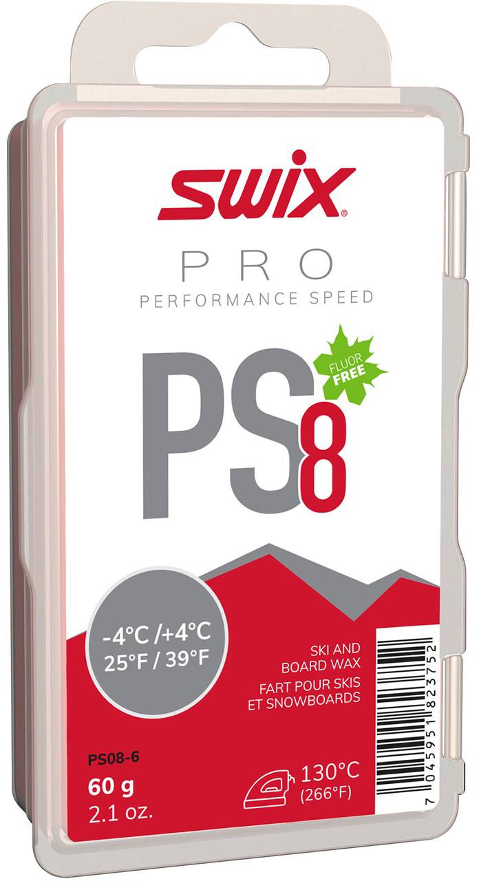 Swix PS8 Red -4°C/+4°C
