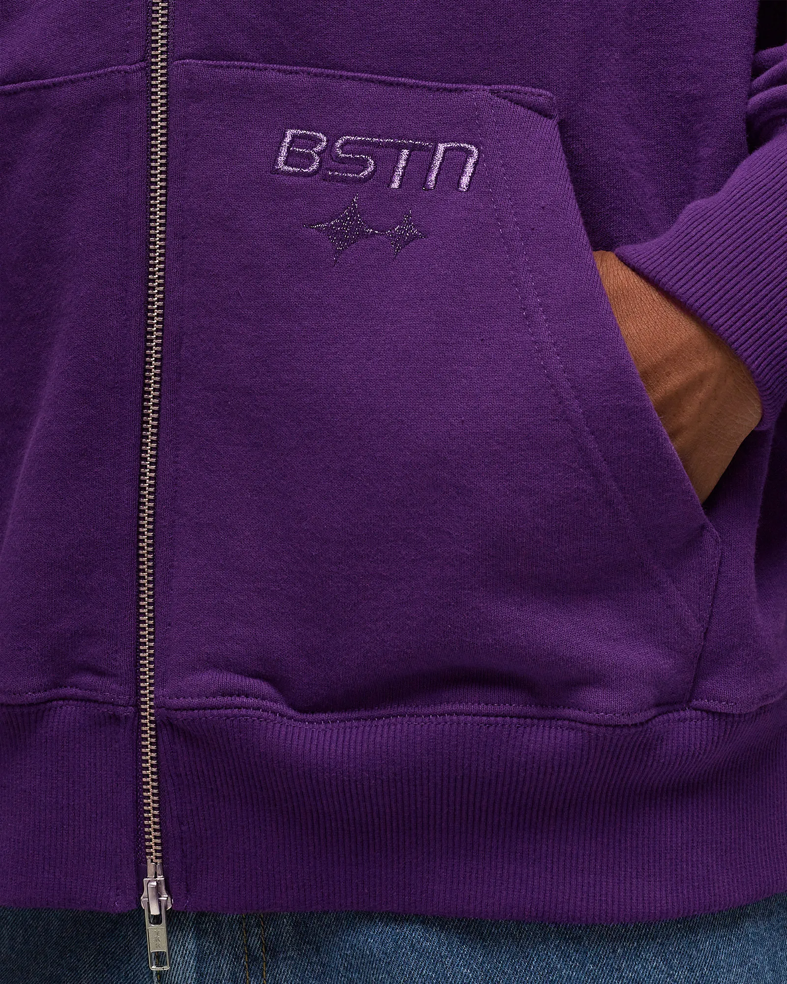 BSTN Brand OVERSIZED HEAVYWEIGHT ZIP HOODY