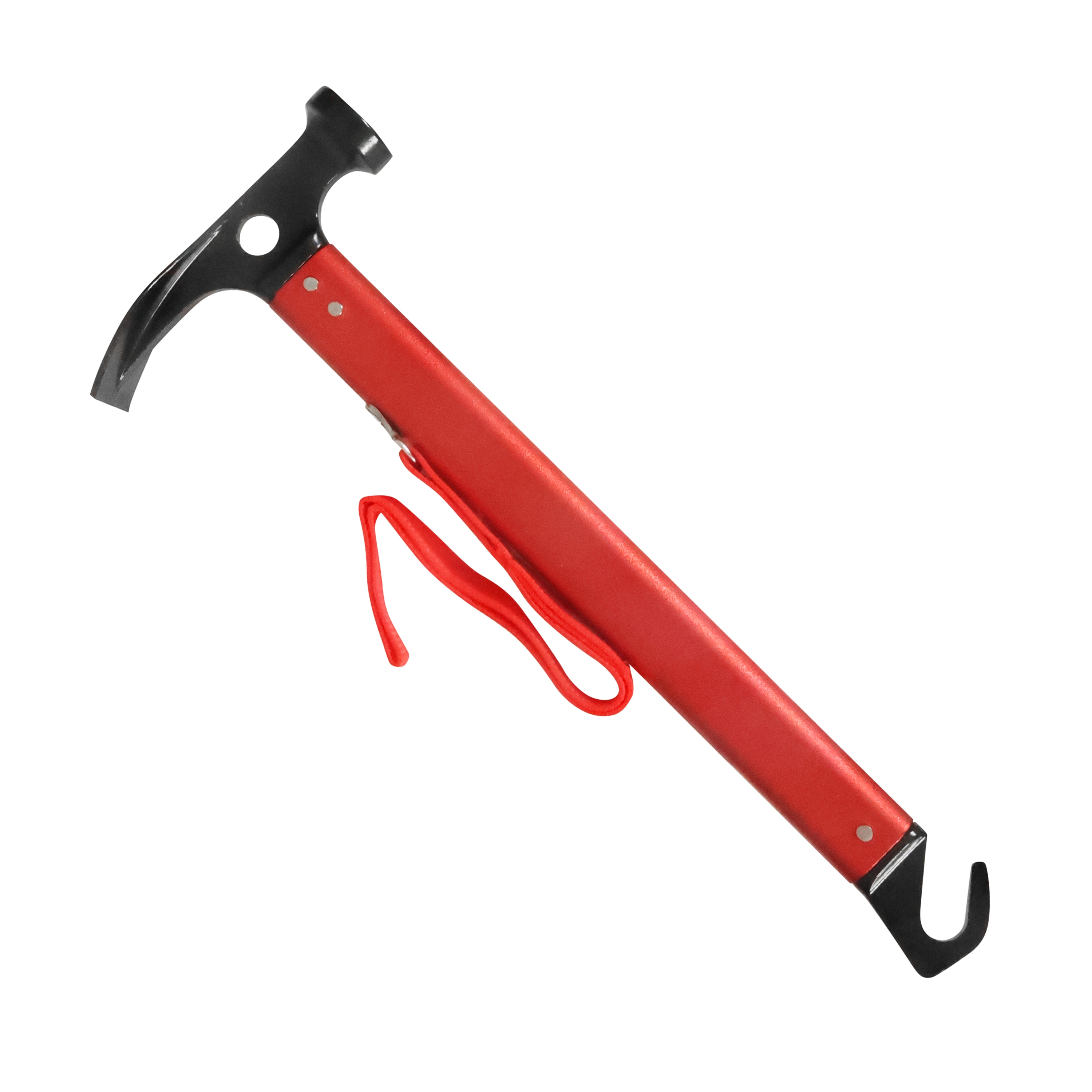 Hammer Zelthammer Stahl 32 cm rot